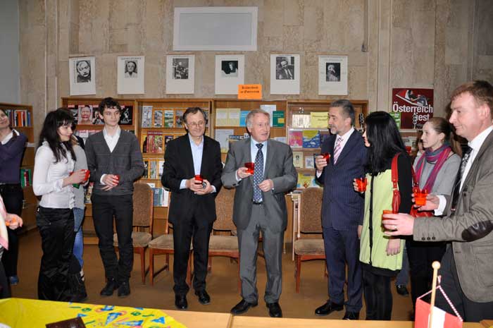 Зустріч з книговидавцем Георгом Гльоклером Зустріч з книговидавцем Георгом Гльоклером
