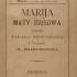 Обкладинка женевського видання поеми Т. Шевченка «Марія» латиницею (1882) з передмовою та коментарями М. Драгоманова